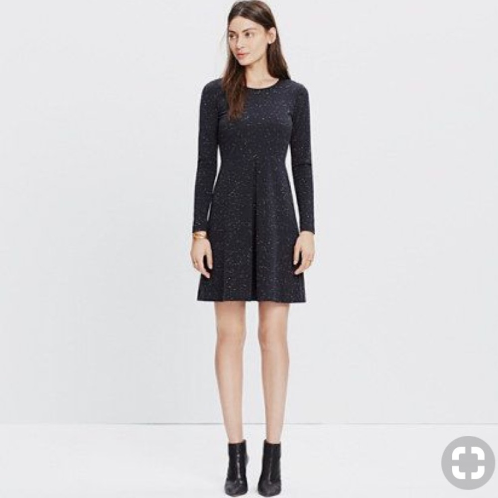 Madewell A-Line Long Sleeve Dress